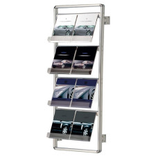 Metal Wall-Mounted Literature Rack – Sleek, Sturdy & Ready to Impress