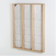 Wall-Mounted Wooden Magazine & Literature Display – Elegant, Space-Saving & Built to Last