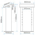 Aluminium Lectern With Storage - Black White or Silver Aluminium Lectern With Storage - Black White or Silver