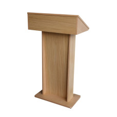 Theatre Lectern – Real Oak Veneer Elegance for Professional Events