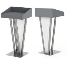 Metal & Acrylic Lectern – Sleek, Branded & Stage-Ready