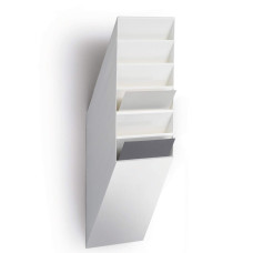 Wall-Mounted A4 Portrait Leaflet Holder – Modular, Modern & Made to Impress