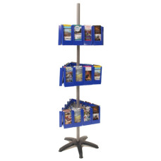 Leaflet Carousel – Rotating Display Stand with 18–36 Pockets Leaflet Carousel – Rotating Display Stand with 18–36 Pockets