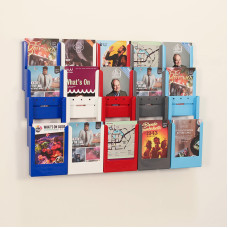 Wall-Mounted Coloured Leaflet Holder – Customisable, Eye-Catching & Built for Busy Spaces