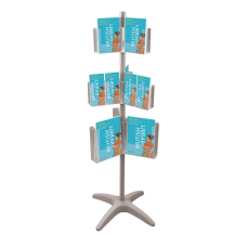 Rotating Carousel Brochure Holder – Adjustable, Tiered & Space-Saving Rotating Carousel Brochure Holder – Adjustable, Tiered & Space-Saving