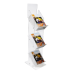 Tiered Magazine Stand – Clear Acrylic Display for A4 Literature