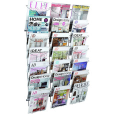 A4 Wire Brochure Holder – 21 Pockets of Sleek, High-Capacity Display A4 Wire Brochure Holder – 21 Pockets of Sleek, High-Capacity Display