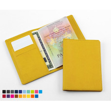 Deluxe Passport Holder – Soft-Touch Vegan Elegance with Custom Branding