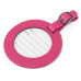 Circular Luggage Tag – Soft-Touch Vegan PU with Custom Branding