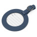 Circular Luggage Tag – Soft-Touch Vegan PU with Custom Branding