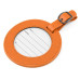 Circular Luggage Tag – Soft-Touch Vegan PU with Custom Branding