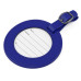 Circular Luggage Tag – Soft-Touch Vegan PU with Custom Branding