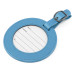 Circular Luggage Tag – Soft-Touch Vegan PU with Custom Branding