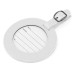 Circular Luggage Tag – Soft-Touch Vegan PU with Custom Branding