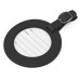 Circular Luggage Tag – Soft-Touch Vegan PU with Custom Branding