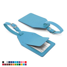 Angled Luggage Tag with Security Flap – Travel Smart, Brand Bold Angled Luggage Tag with Security Flap – Travel Smart, Brand Bold