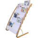 Scandi Style Wooden Magazine Rack – Sleek, Stable & Reception-Ready