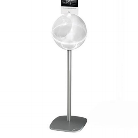 free standing display sphere