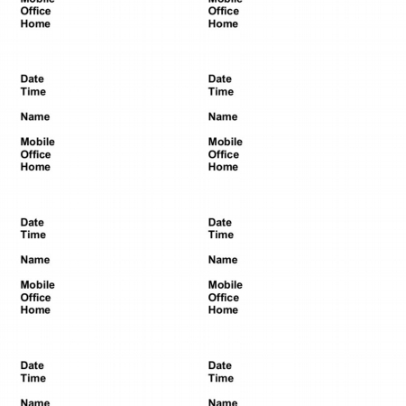 8 per page track and trace forms