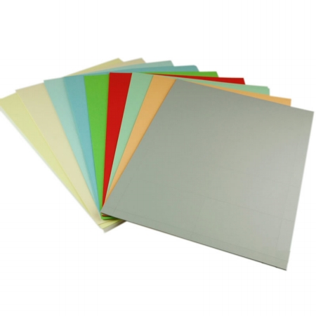 Card inserts for delegate badges are available in a choice of colours