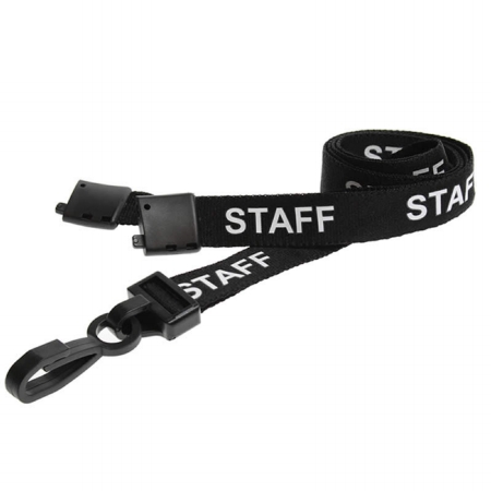 lanyards badge holders staff plastic clip
