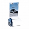 white acrylic suggestion box a5 or a4 header and leaflet pocket2