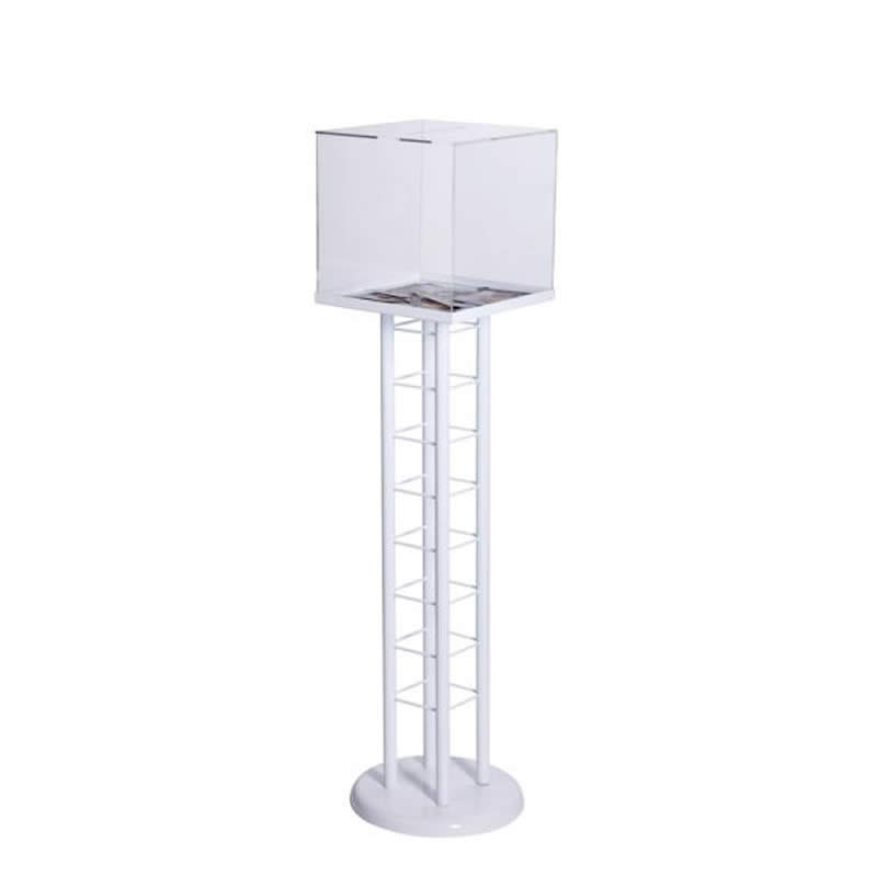 acrylic comment suggestion box freestanding