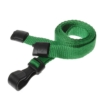 plain lanyard with plastic j clips and safety breakaway 13