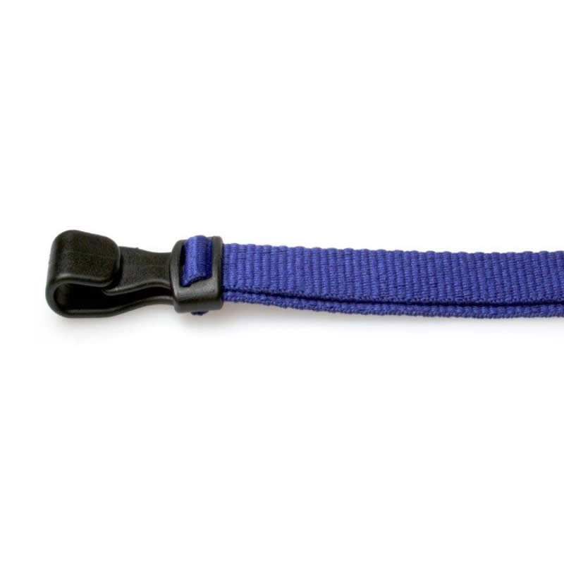 Plain Lanyard |Plastic J-clip safety breakaway many colours