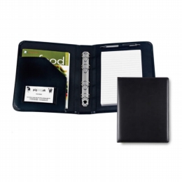 black london nappa leather a5 ring binder