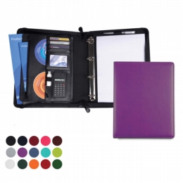 a4 deluxe zipped ring binder 5519