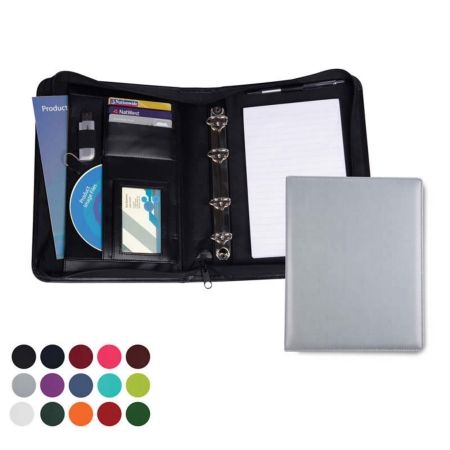 a5 deluxe zipped ring binder 5419