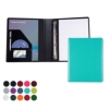immitation leather a4 folder with ring binder turquoise