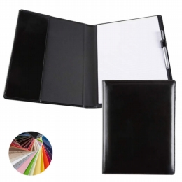 leather folder assorted colours