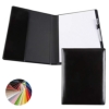 leather folder assorted colours