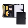 ascot leather a4 deluxe folder with strap and calculator