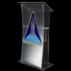 frosted effect lectern large