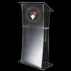 frosted effect lectern medium