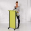 podium mobile lectern lime 2