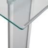 tempered glass podium with front panel 6
