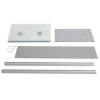 tempered glass podium with front panel 7
