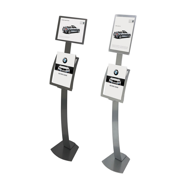 Floor Standing Sign Holder Leaflet Holder Magnetic Frame