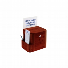 mahogany ballot box