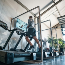 floor standing screen with pvc 5