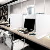 free standing desk divider