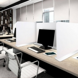 free standing desk divider