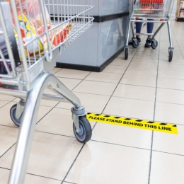 stand behind line 2