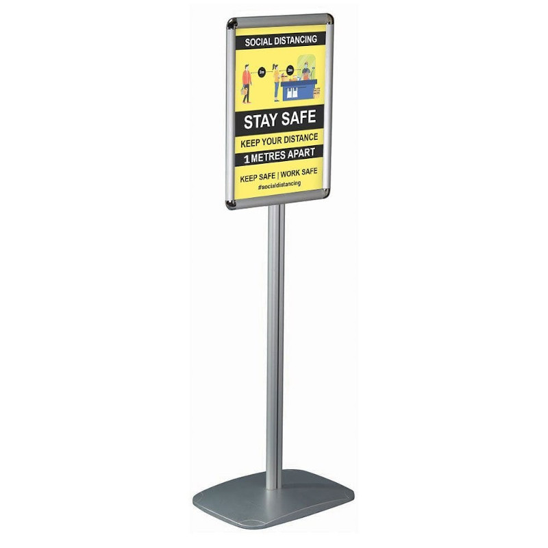 a4 or a3 adjustable snap frame display stand 2