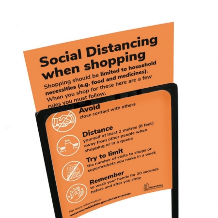 a4 poster stand adjustable height 3