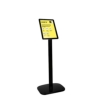 a4 snap frame poster display stand black